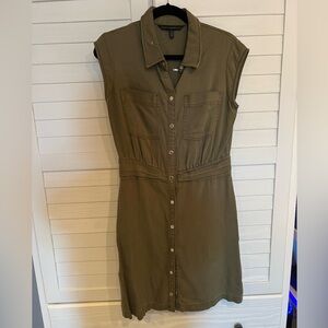 White House Black Market Olive Dress - Brand new
